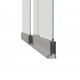 U SHAPED MECHANISM SET 2.5 METERS FOR CRYSTAL 8mm / ANODIZED
